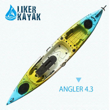 Pesca sentada en la parte superior del río Kayak plástico LLDPE / HDPE